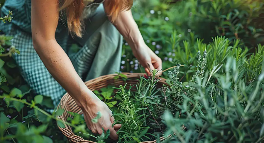 Ozdobne i aromatyczne zioła w ogrodzie